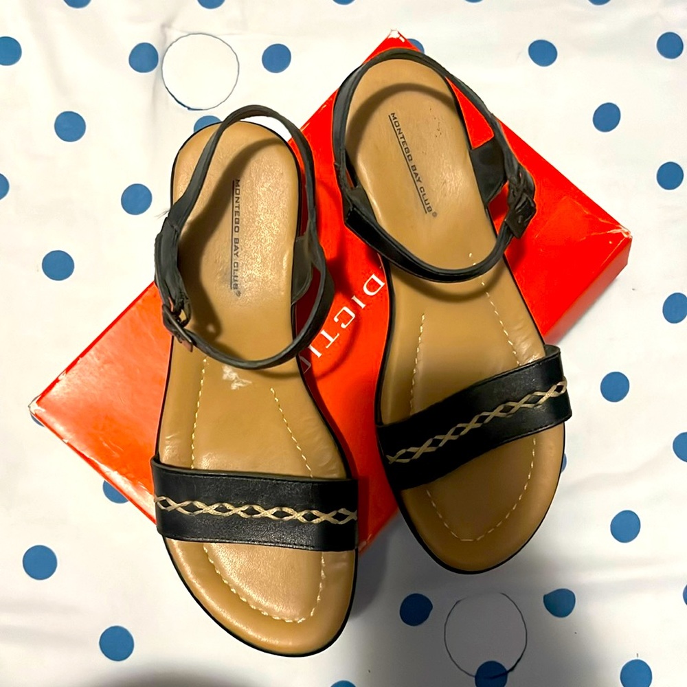 Montero Bay Club Black Sandal